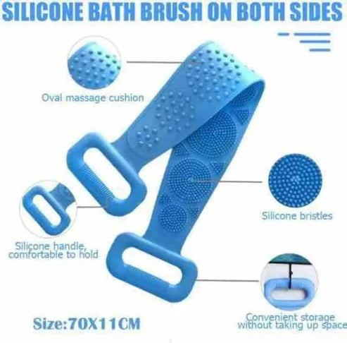 🔥 Exfoliating Back Scrubber for Shower